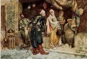 unknow artist Arab or Arabic people and life. Orientalism oil paintings 117 Germany oil painting artist